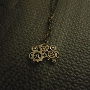 A Steampunk Necklace | Burnished Gold